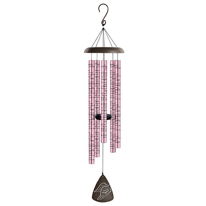 Carson Wind Chime, Angel’s Arms, Rose Gold, 44″ | eLiving Essentials ...
